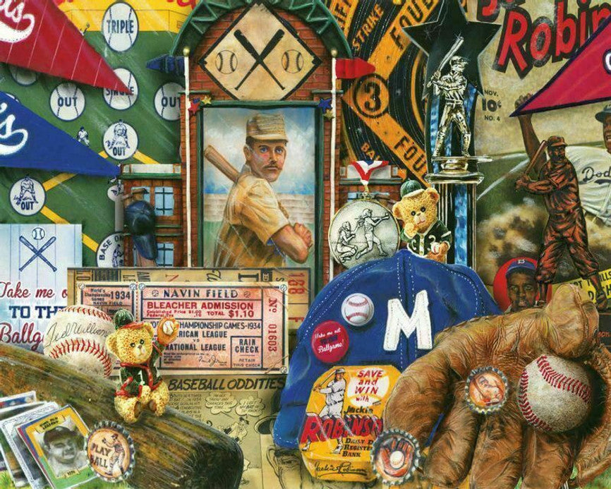 Vintage Baseball 1000 Piece Puzzle