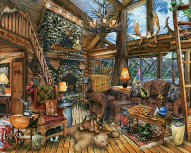 The Hunting Lodge 1000 Piece Puzzle