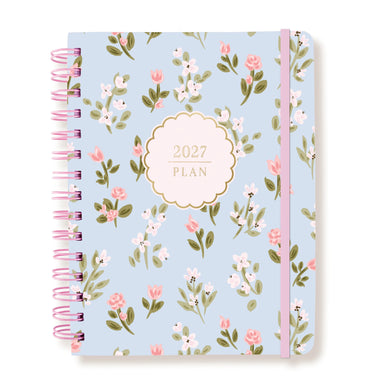 Flowers 2027 Spiral-Bound Engagement Calendar