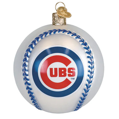 Old World Christmas MLB Chicago Cubs Baseball Ornament