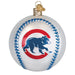 Old World Christmas MLB Chicago Cubs Baseball Ornament
