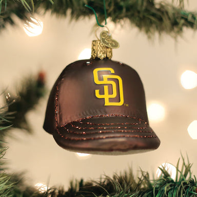 Old World Christmas San Diego Padres Hat Ornament    