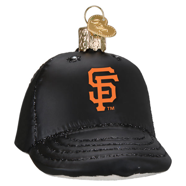 Old World Christmas San Francisco Giants Baseball Hat Ornament    