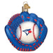 Old World Christmas MLB Toronto Blue Jays Baseball Mitt Ornament