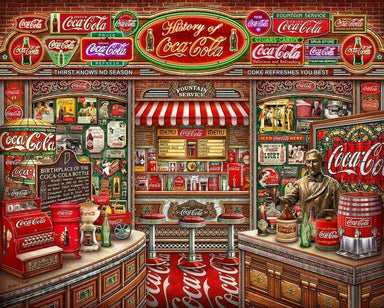 Coca-Cola History 1000 Piece Puzzle