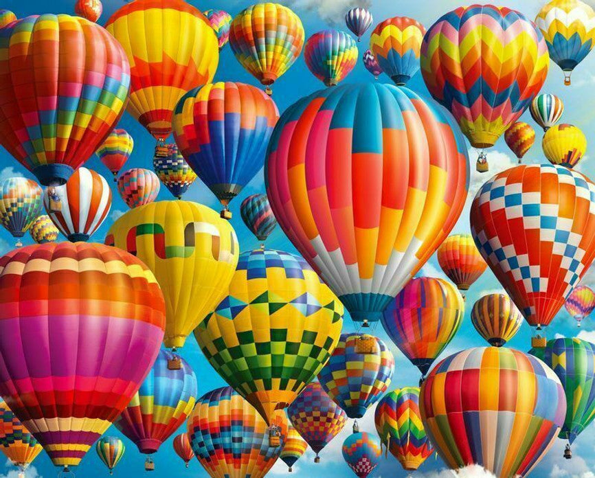 Balloon Fest 1000 Piece Puzzle