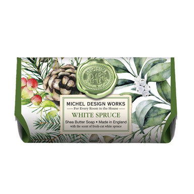 White Spruce Large Shea Butter Soap    