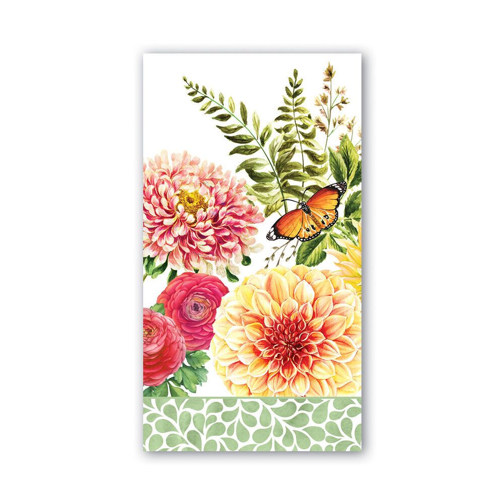 Dahlias Hostess Napkins    