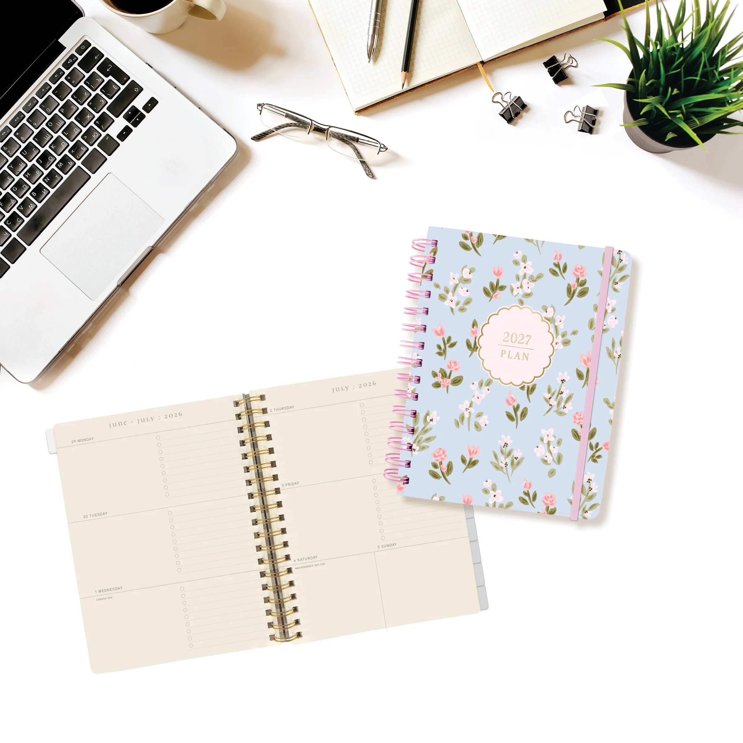GRPH Flowers 2027 Spiral-Bound Engagement Calendar