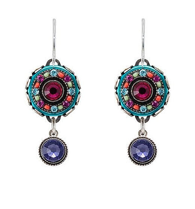 Firefly La Dolce Vita Round Drop Earrings - Multi
