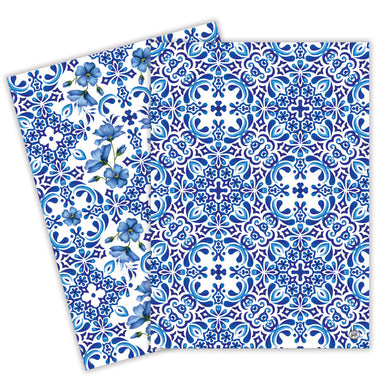 Indigo Seas Kitchen Towels - Set of 2