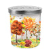 Orchard Breeze Printed Glass Candle with Lid    