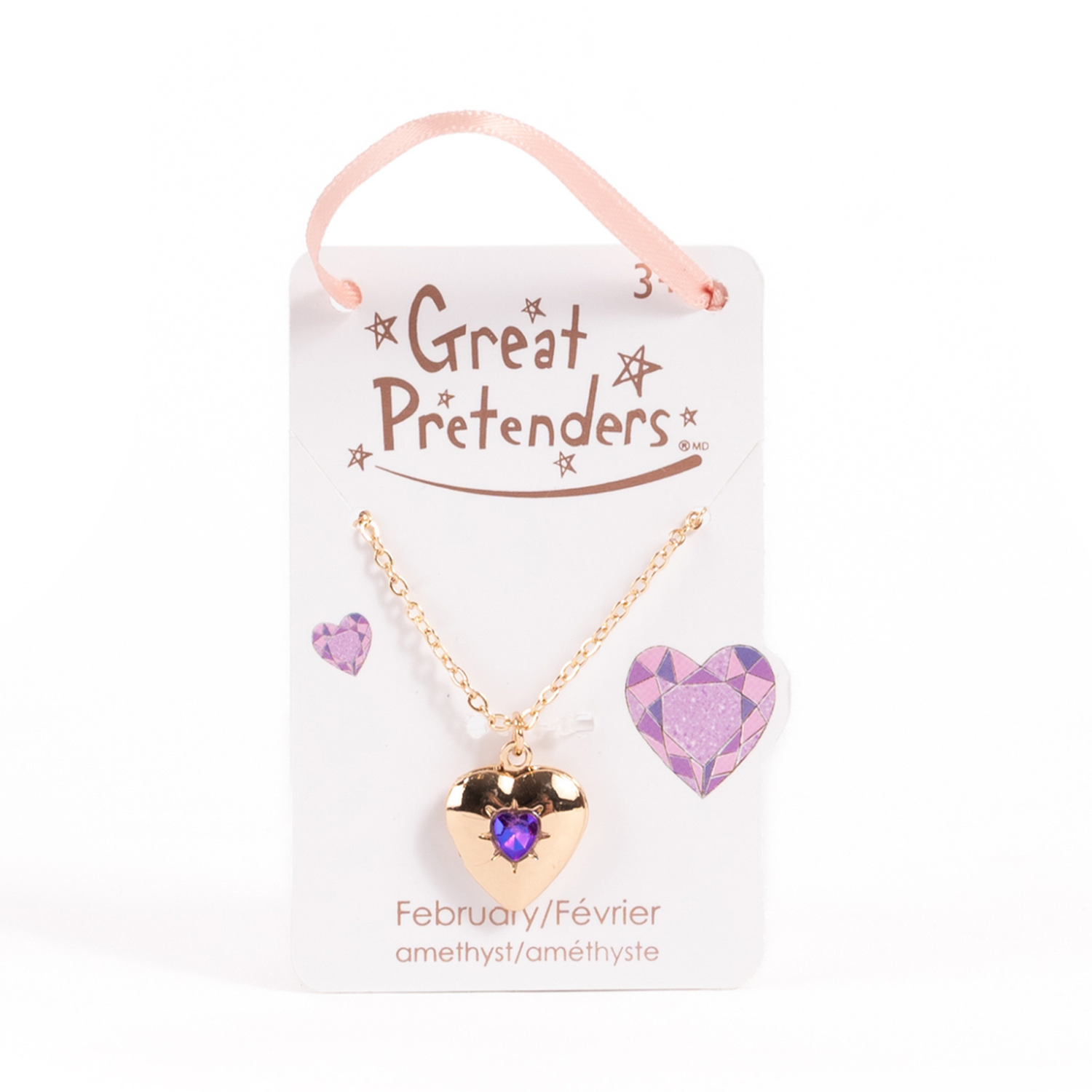 CE Birthstone Heart Locket - February