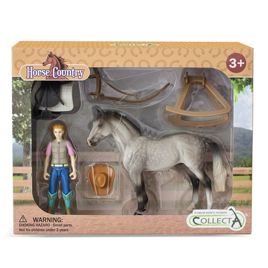 CLLCTA Western Rider and Horse Set