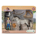 CLLCTA Western Rider and Horse Set