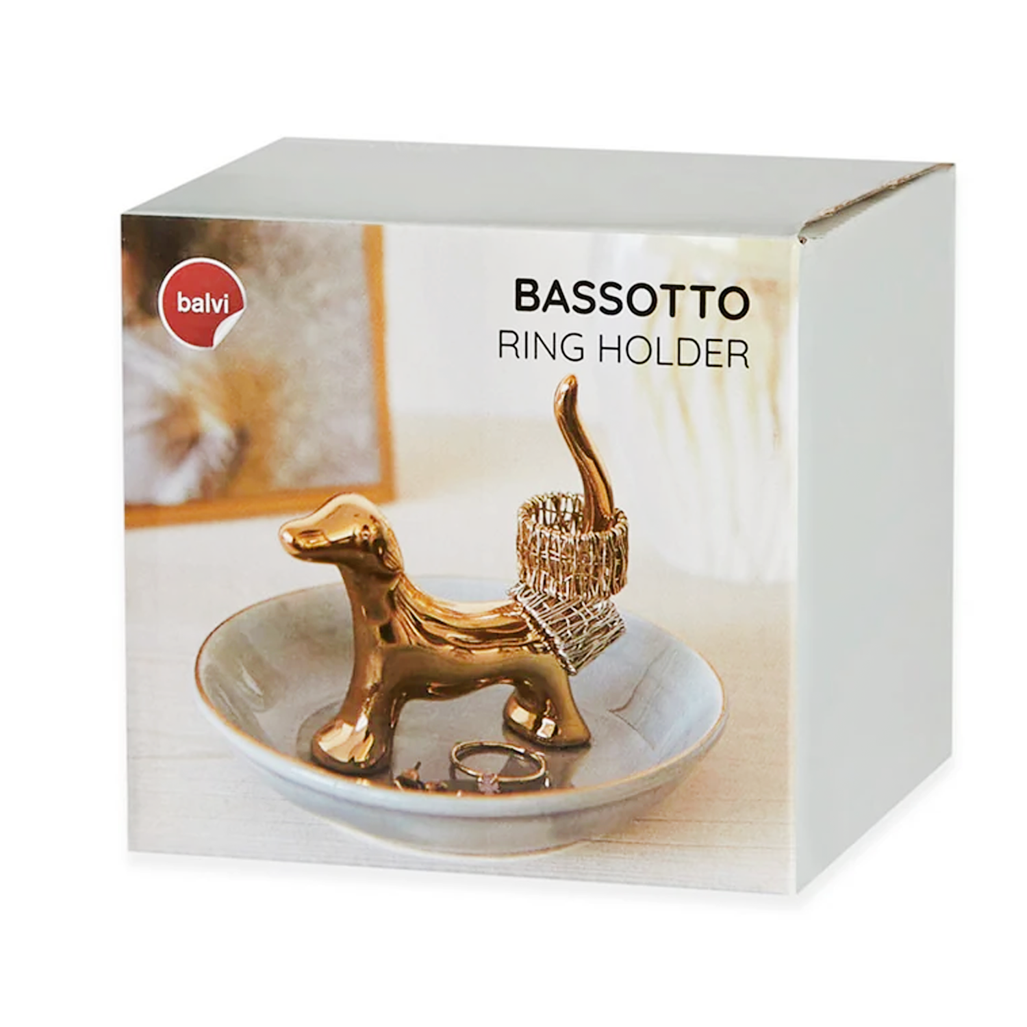 Bassotto Dog Ring Holder