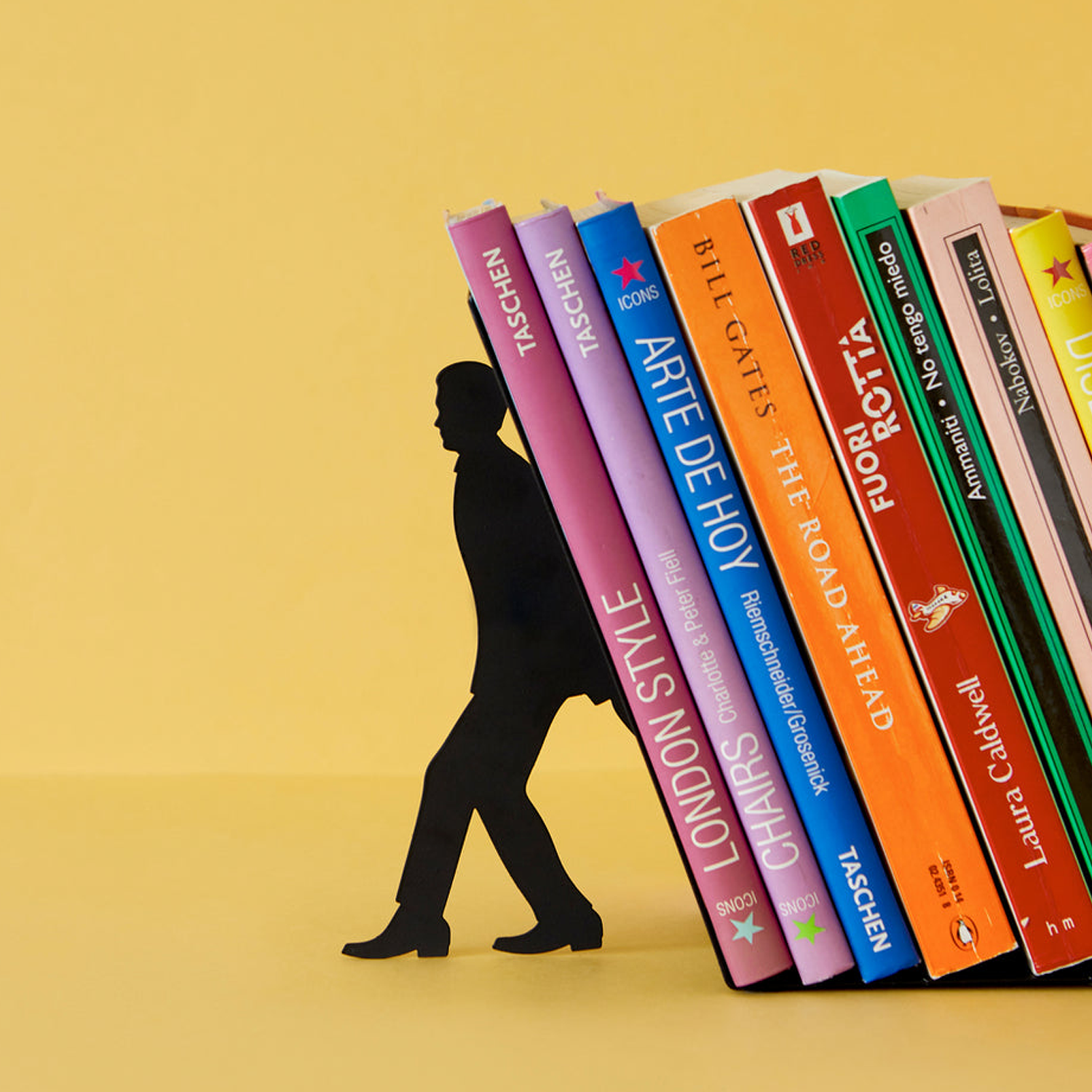 BALVI Too Many Books Bookend