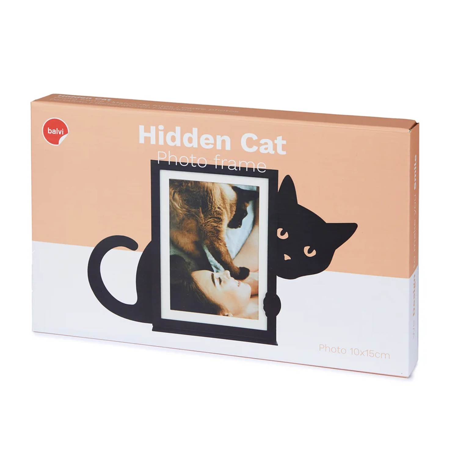 Hidden Cat Photo Frame - Vertical 4x6 Photo