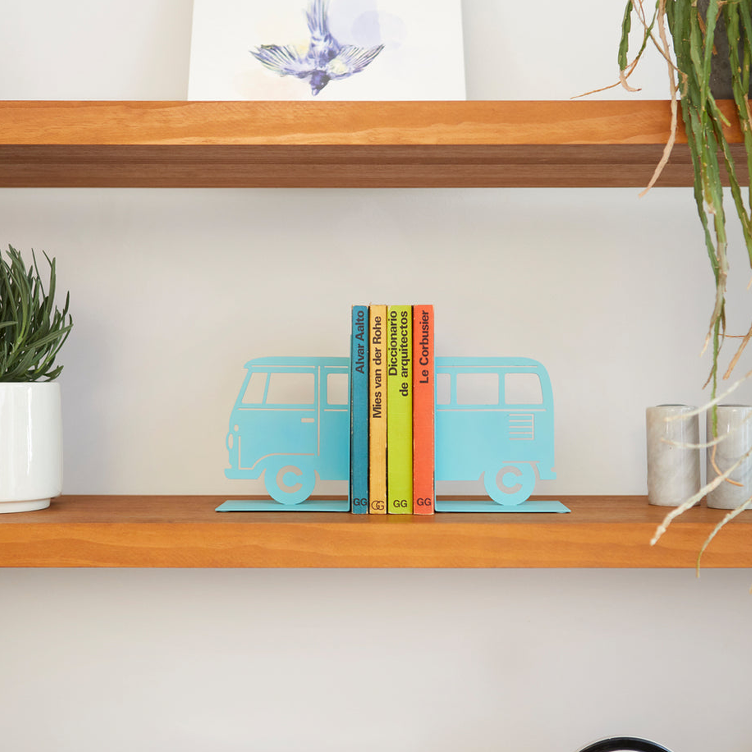 Van Double Bookend - Blue
