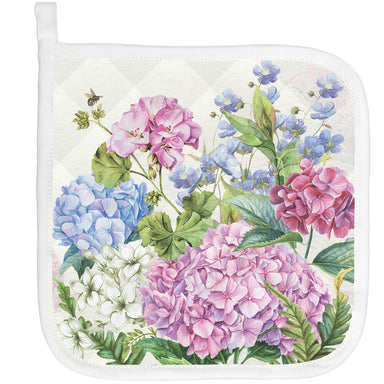 Wild Hydrangea Potholder    