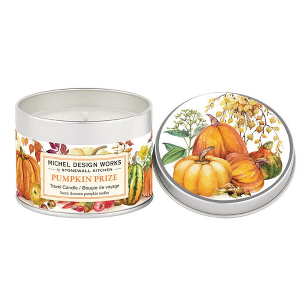 Pumpkin Prize Travel Candle    