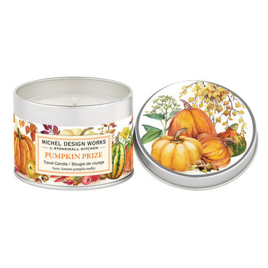 Pumpkin Prize Travel Candle    