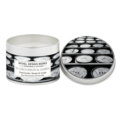 Bourbon & Amber Travel Candle    