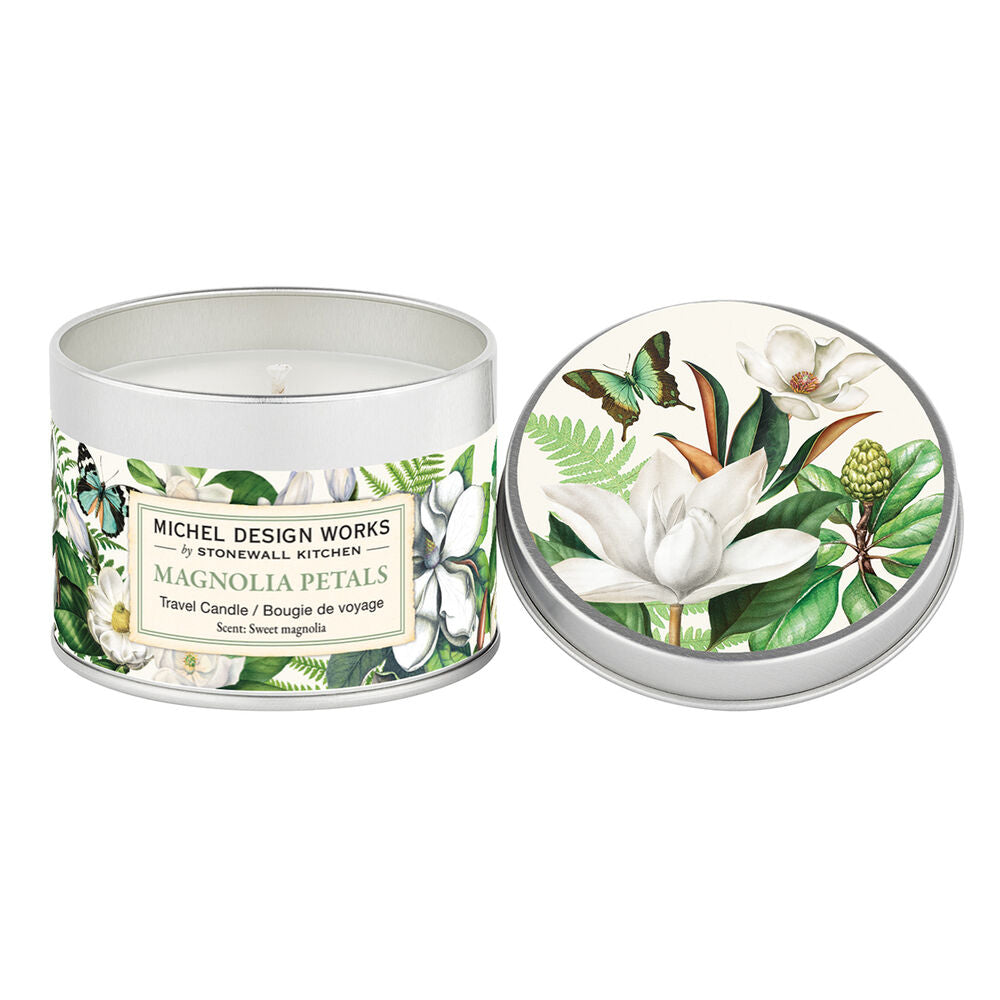 Magnolia Petals Travel Candle    