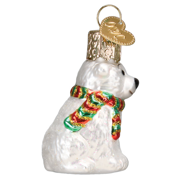 Old World Christmas Gumdrop Mini Polar Bear Ornament    