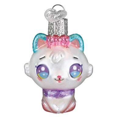 Old World Christmas Gumdrops Mini Kawaii Cat Ornament