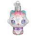 Old World Christmas Gumdrops Mini Kawaii Cat Ornament