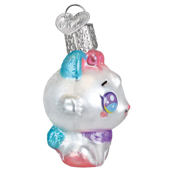 Old World Christmas Gumdrops Mini Kawaii Cat Ornament