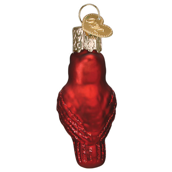 Old World Christmas Gumdrops Mini Red Cardinal Ornament    