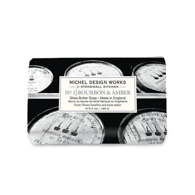 Bourbon & Amber Shea Butter Bar Soap    