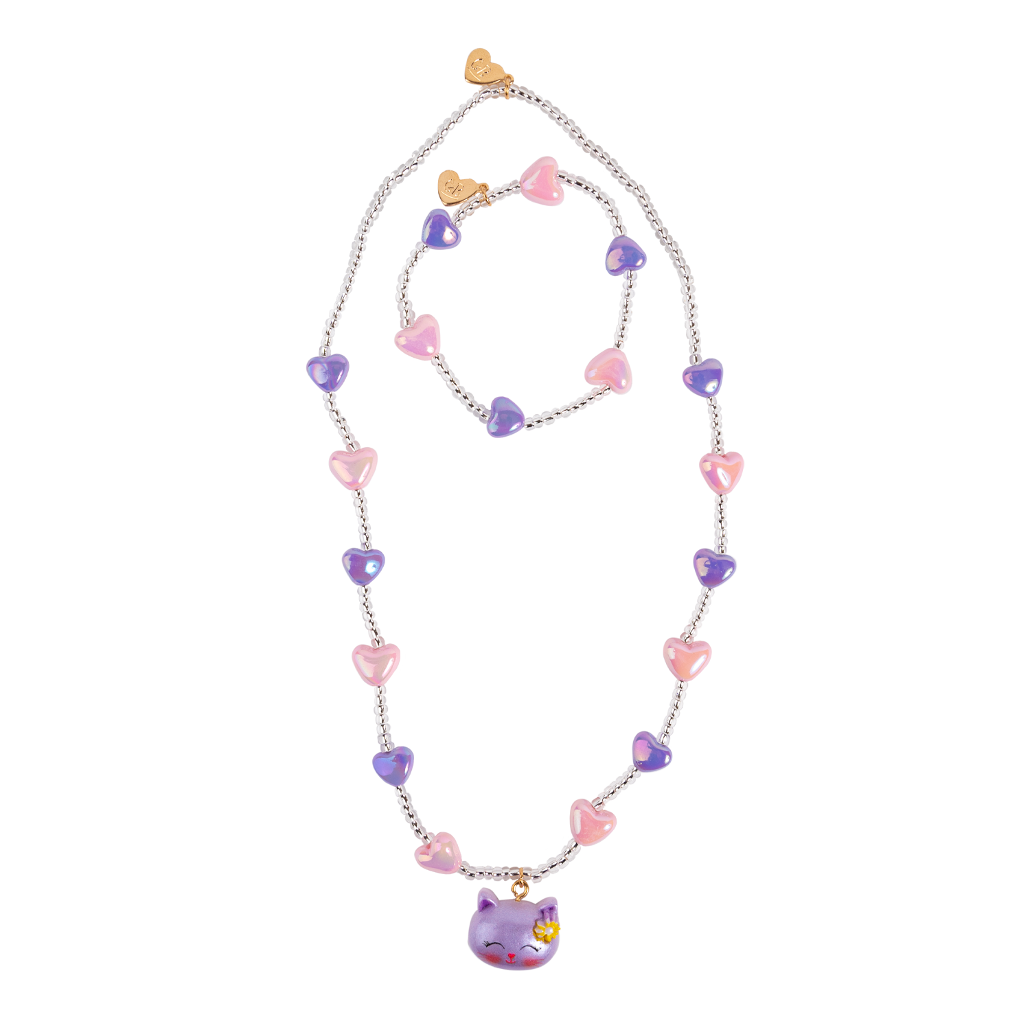 CE Lovely Kitty Necklace & Bracelet Set