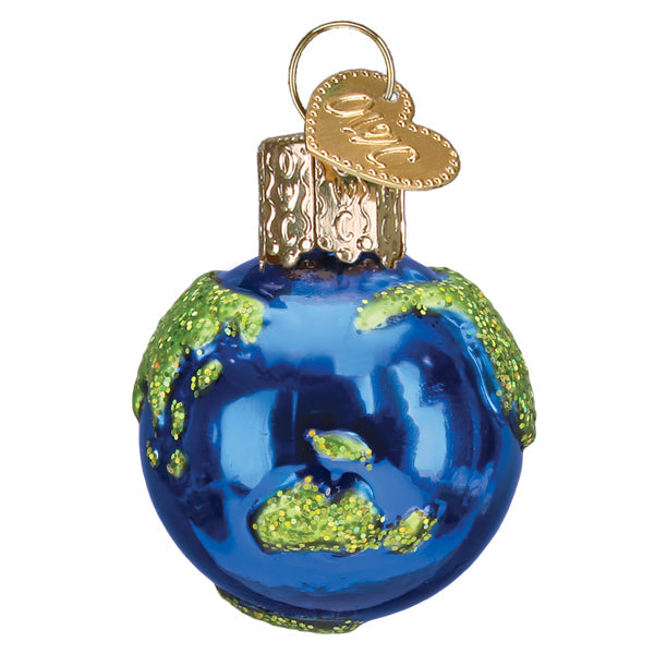 Old World Christmas Gumdrop Mini Planet Earth Ornament    