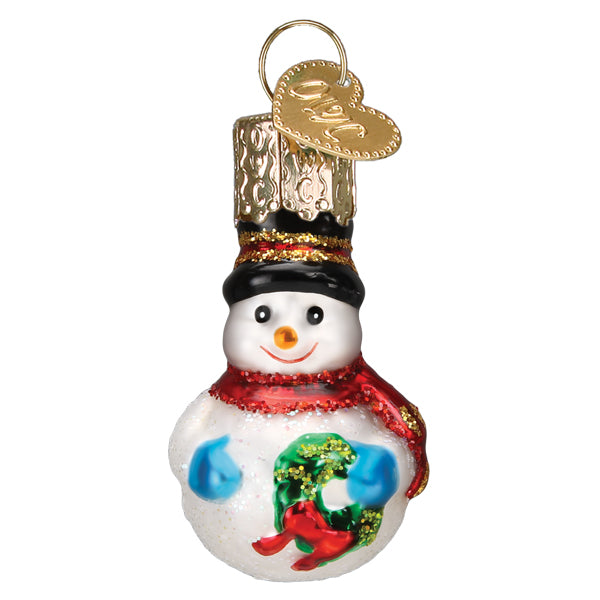 Old World Christmas Gumdrops Mini  Snowman Ornament    