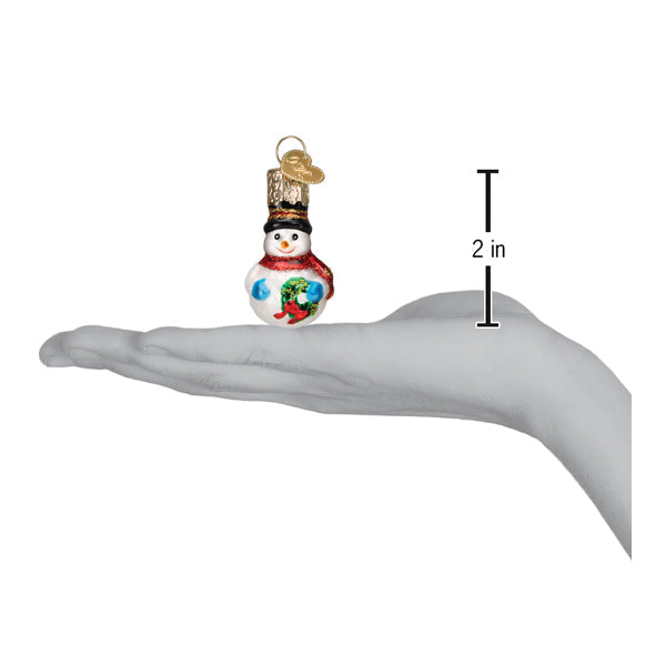 Old World Christmas Gumdrops Mini  Snowman Ornament    