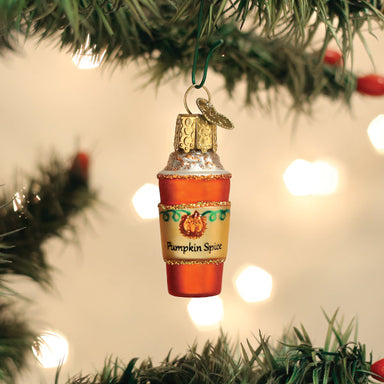 Old World Christmas Gumdrops Mini Pumpkin Spice Latte Ornament    