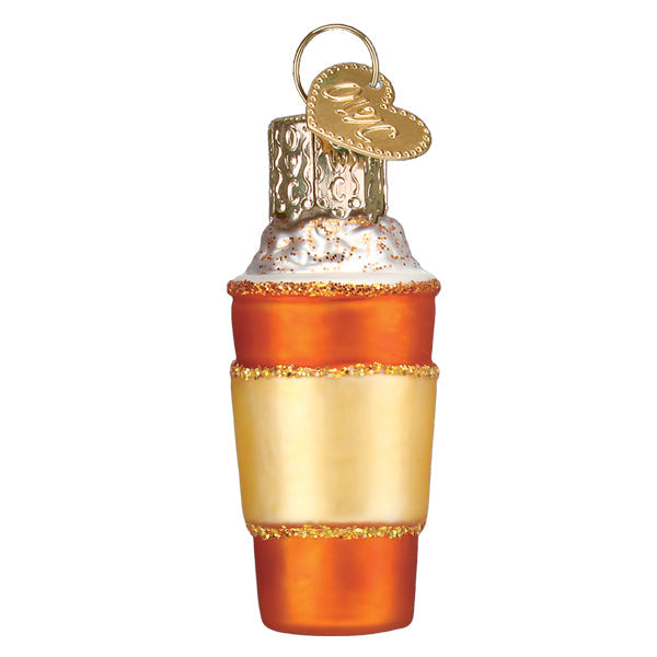 Old World Christmas Gumdrops Mini Pumpkin Spice Latte Ornament    