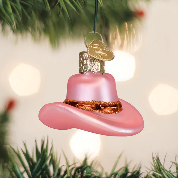 Old World Christmas Gumdrops Mini Cowgirl Hat Ornament