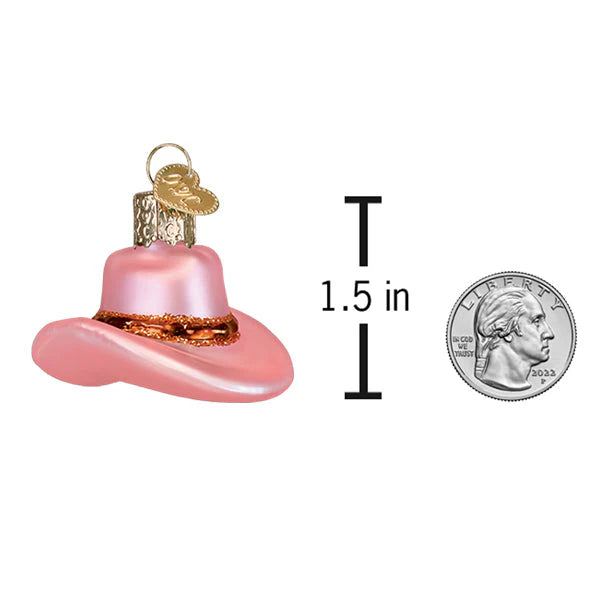 Old World Christmas Gumdrops Mini Cowgirl Hat Ornament