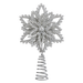 Old World Christmas Mini Silver Snowflake Tree Topper    