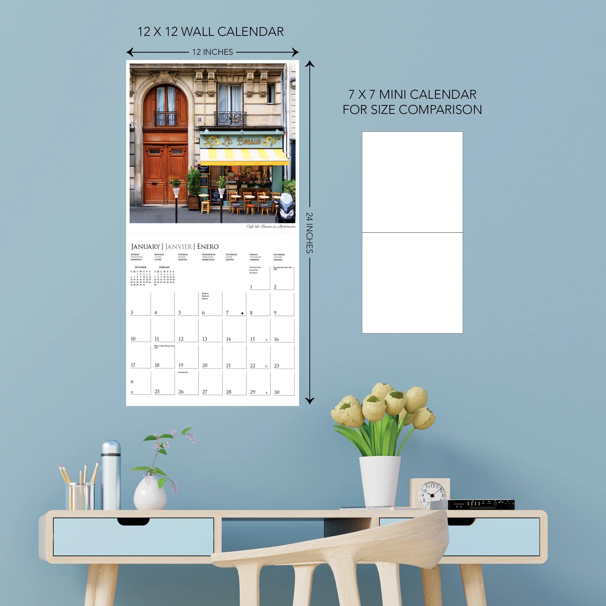 GRPH A Parisian Life 2027 Wall Calendar
