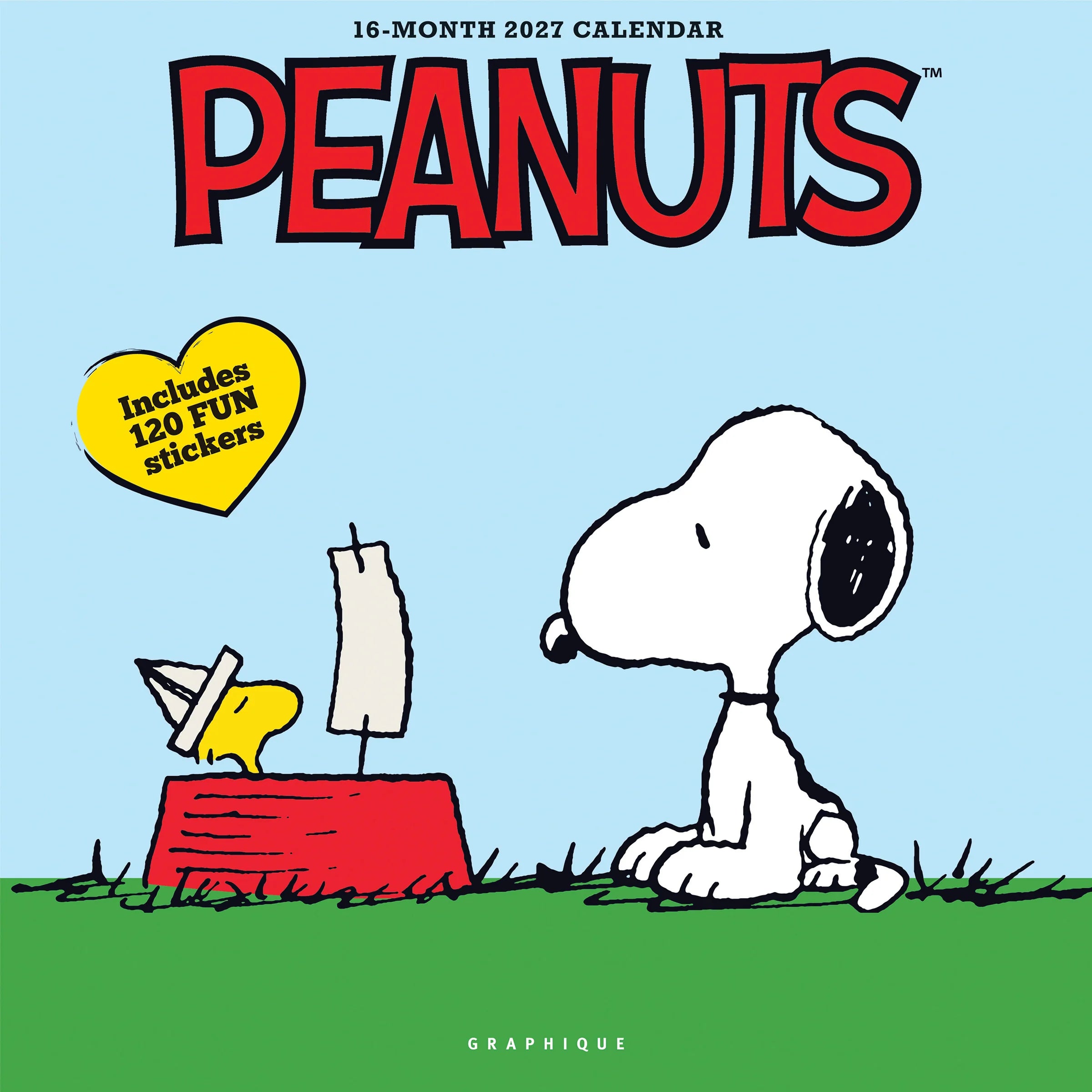 GRPH Peanuts: Happiness Is... 2027 Wall Calendar