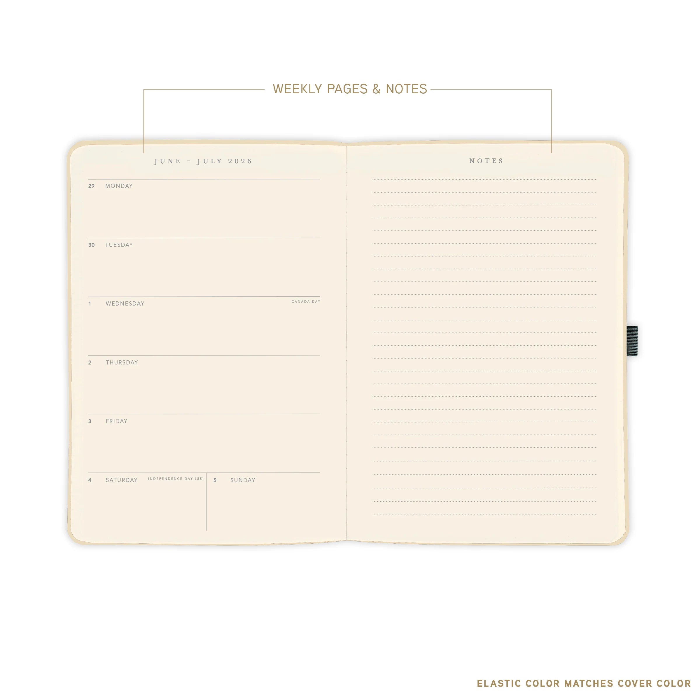 GRPH Apollo Collection: Brown 2027 Engagement Calendar