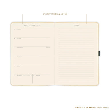 Apollo Collection 6"x8" Brown 2027 Engagement Calendar