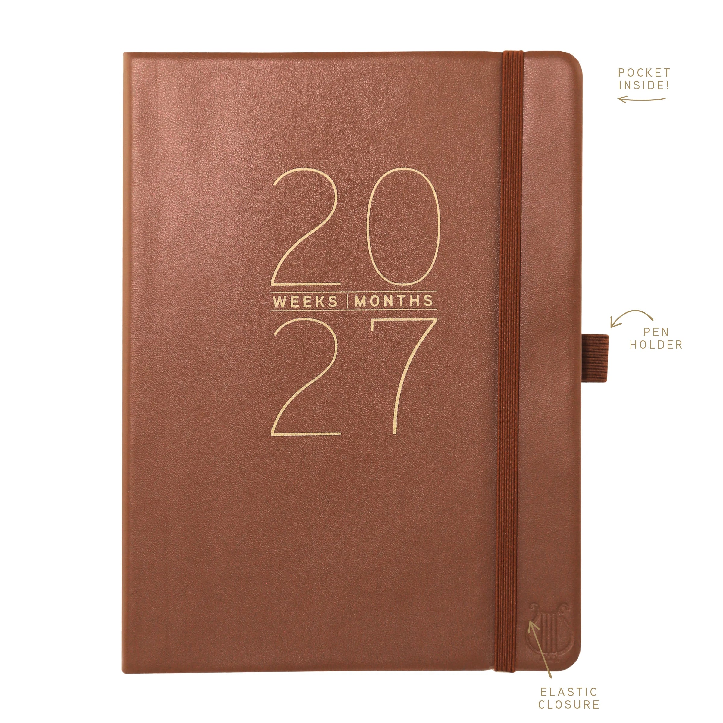 GRPH Apollo Collection: Brown 2027 Engagement Calendar