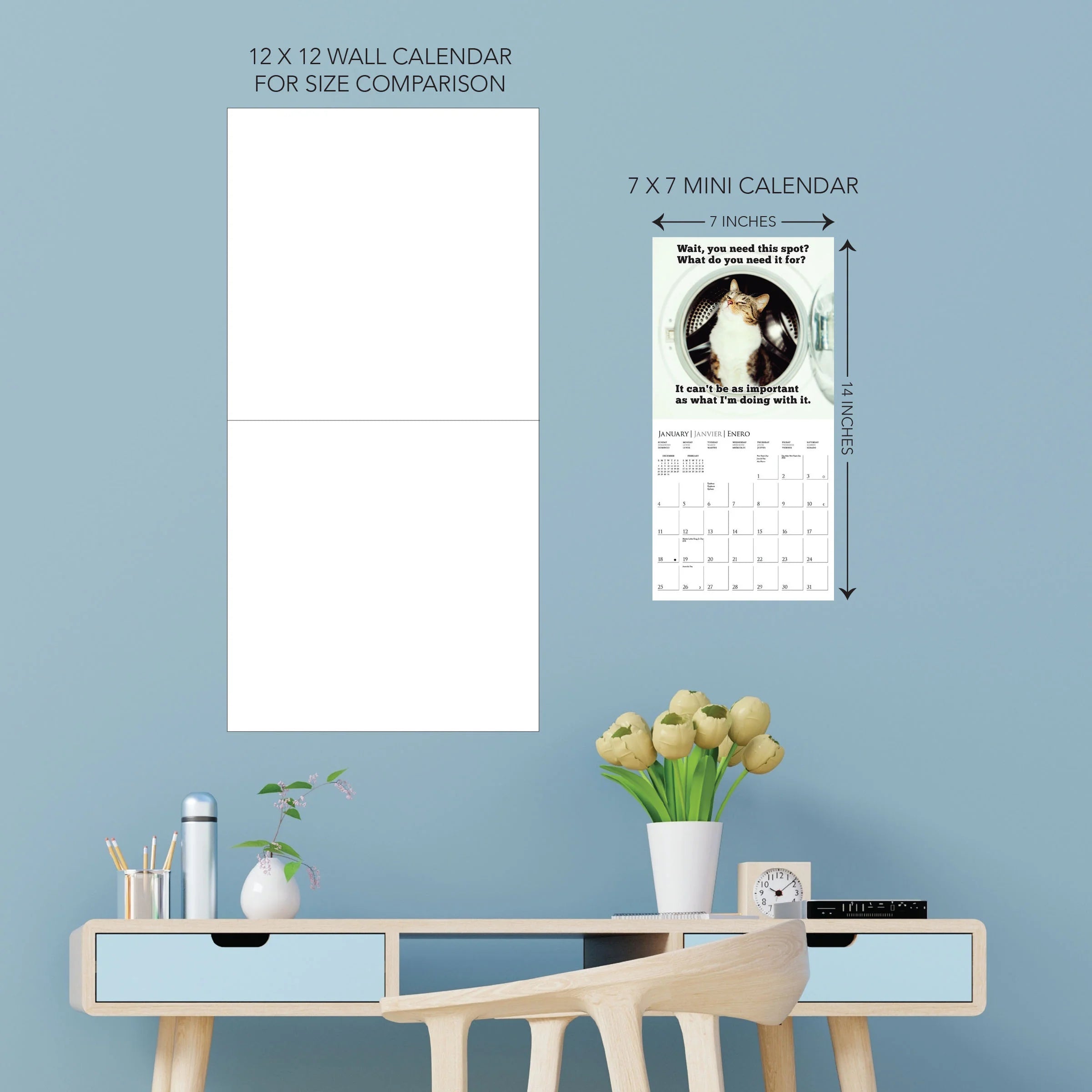 Nuthin But Trouble 2026 Mini Wall Calendar