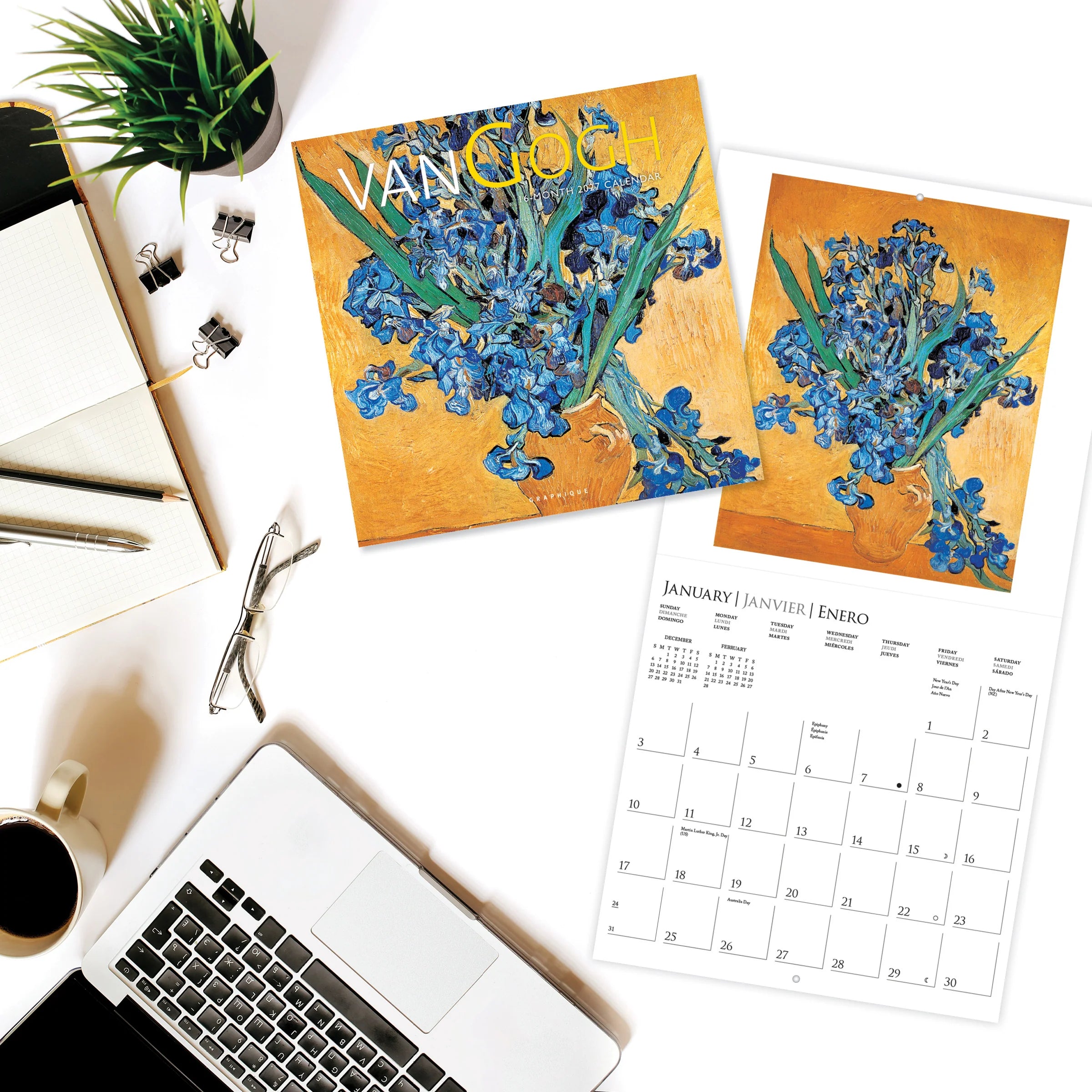 GRPH Vincent van Gogh 2027 Wall Calendar